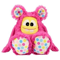 Nähset Zottelmonster "MemoMonsti" Pink + Schnitt -Kullaloo naehset zottelmonster pink huladots 3 20160520 2