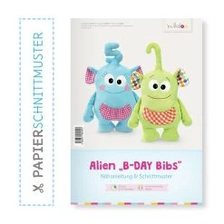 Alien Nähen: Papierschnittmuster "B-Day Bibs"