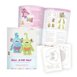 Alien Nähen: Papierschnittmuster "B-Day Bibs" -Kullaloo papierschnittmuster alien naehanleitung DE 2