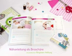 Puppe Nähen: Papierschnittmuster Stoffpuppe "LULU" 11 Puppe Nähen: Papierschnittmuster Stoffpuppe "LULU" -Kullaloo papierschnittmuster broscheure 1