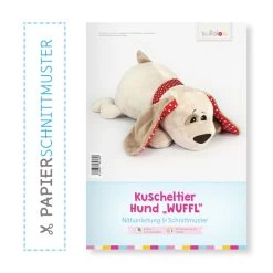 Hund Kuscheltier Nähen: Papierschnittmuster "WUFFL"