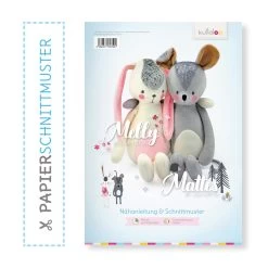 Doppelpapierschnittmuster Kuscheltiere "MELLY & MATTES" By Lila-Lotta