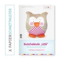 Nähanleitung Eule: Papierschnittmuster "LOU"