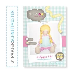 Puppe Nähen: Papierschnittmuster Stoffpuppe "LULU"