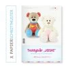 Papierschnittmuster Teddy "JOSHI" Zum Teddybär Nähen