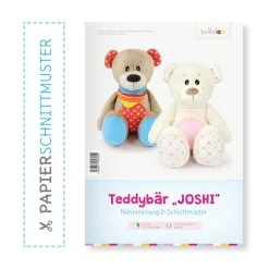 Papierschnittmuster Teddy "JOSHI" Zum Teddybär Nähen