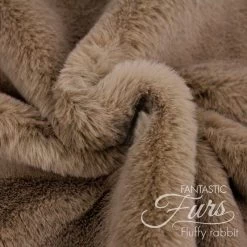 Pelzimitat Braun / Nougat – 12 Mm Fluffy Rabbit ✶ FANTASTIC Furs -Kullaloo pelzimitat braun nougat meterware fantastic furs fluffy rabbit 4