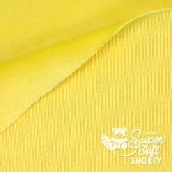 Plüschstoff Gelb – 1,5 Mm SuperSoft SHORTY -Kullaloo pluesch gelb meterware supersoft shorty 2