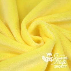 Plüschstoff Gelb – 1,5 Mm SuperSoft SHORTY -Kullaloo pluesch gelb meterware supersoft shorty 3