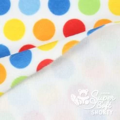 Plüschstoff Gepunktet "Hula Dots" Multi – 1,5 Mm SuperSoft SHORTY -Kullaloo pluesch gepunktet supersoft shorty huladots multi 3