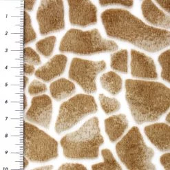 SHANNON Plüsch Giraffen-Muster – 3 Mm Flor – 0,5m 8 SHANNON Plüsch Giraffen-Muster – 3 Mm Flor – 0,5m -Kullaloo pluesch giraffen muster shannon c3 3
