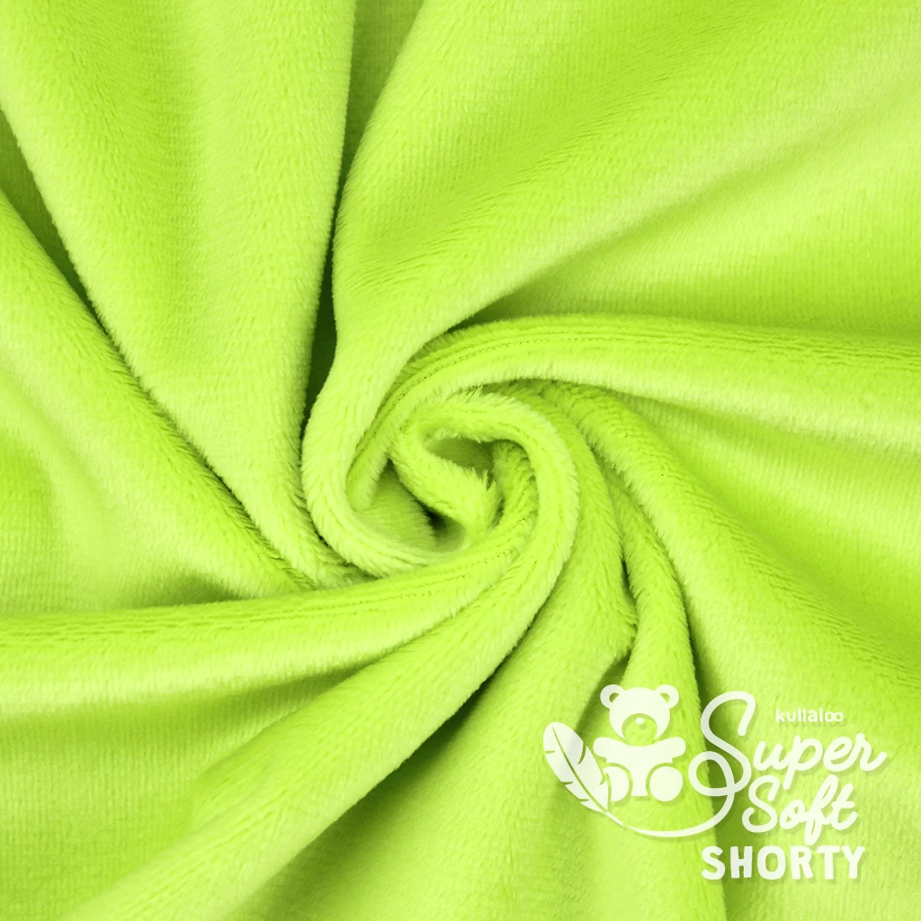 Plüschstoff Hellgrün – 1,5 Mm SuperSoft SHORTY 2 Plüschstoff Hellgrün – 1,5 Mm SuperSoft SHORTY – Bild 2