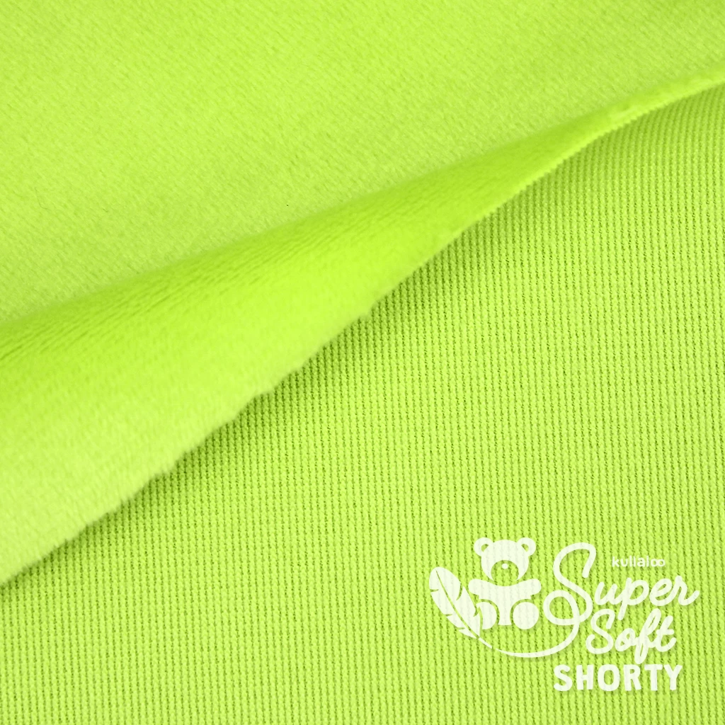 Plüschstoff Hellgrün – 1,5 Mm SuperSoft SHORTY 3 Plüschstoff Hellgrün – 1,5 Mm SuperSoft SHORTY – Bild 3