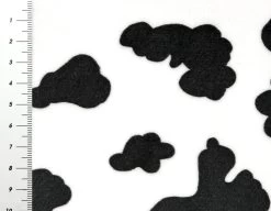 SHANNON Plüsch Kuhfell-Muster Schwarz / Weiß – 3 Mm Flor – 0,5m 5 SHANNON Plüsch Kuhfell-Muster Schwarz / Weiß – 3 Mm Flor – 0,5m -Kullaloo pluesch kuhfell kuh muster meterware weiss schwarz 3