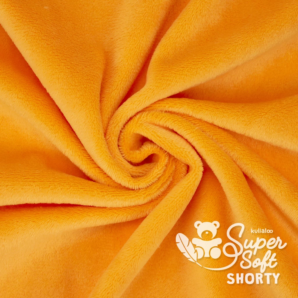 Plüschstoff Orange – 1,5 Mm SuperSoft SHORTY 2 Plüschstoff Orange – 1,5 Mm SuperSoft SHORTY – Bild 2