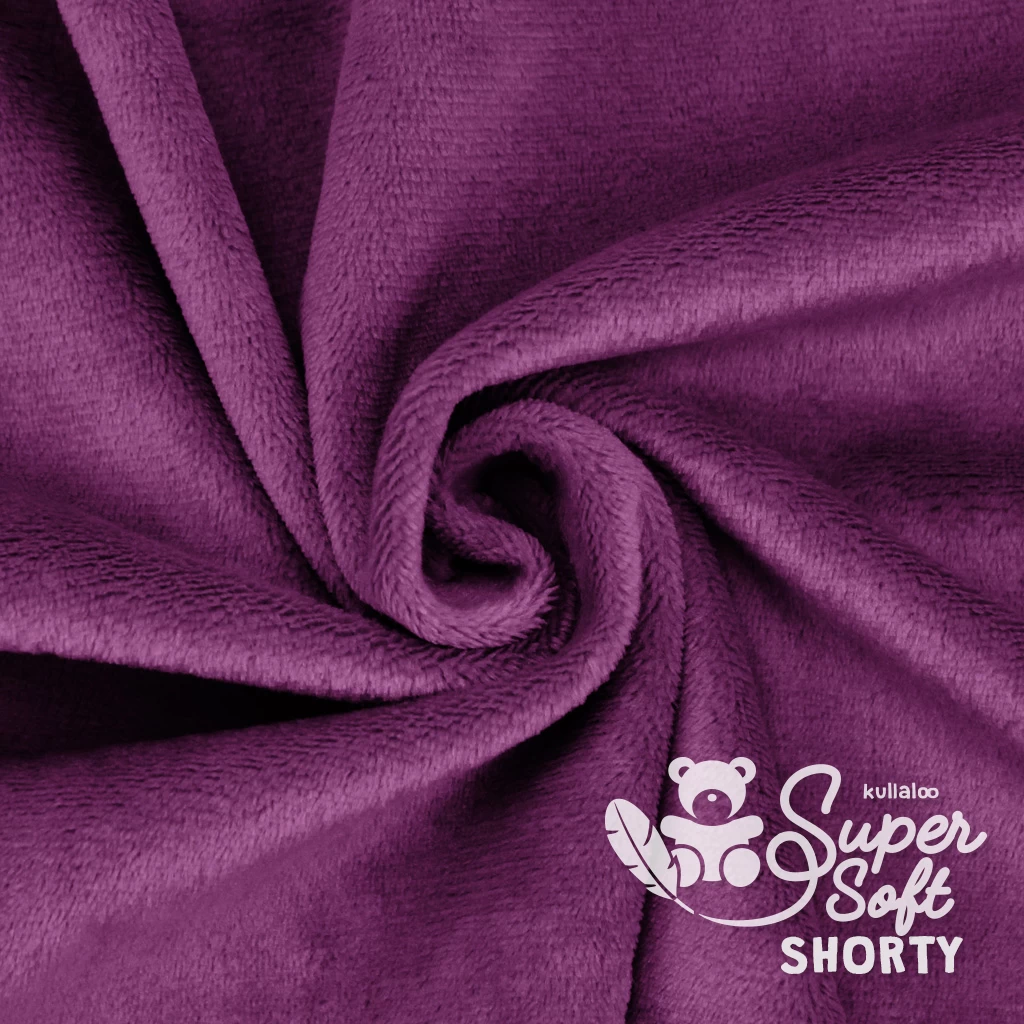 Plüschstoff Pflaume – 1,5 Mm SuperSoft SHORTY 2 Plüschstoff Pflaume – 1,5 Mm SuperSoft SHORTY – Bild 2