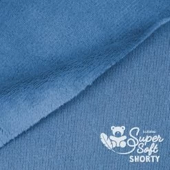 Plüschstoff Rauchblau – 1,5 Mm SuperSoft SHORTY -Kullaloo pluesch rauchblau meterware supersoft shorty 2 1