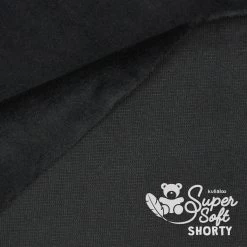 Plüschstoff Schwarz – 1,5 Mm SuperSoft SHORTY -Kullaloo pluesch schwarz meterware supersoft shorty 2
