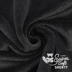 Plüschstoff Schwarz – 1,5 Mm SuperSoft SHORTY -Kullaloo pluesch schwarz meterware supersoft shorty 3