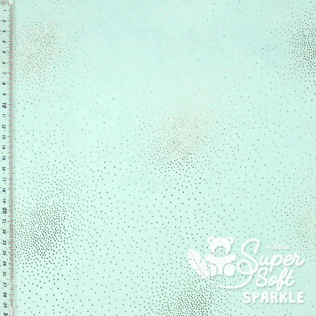 Plüsch Glitzer Stoff Meterware Helles Mint – 2 Mm SuperSoft SPARKLE 5 Plüsch Glitzer Stoff Meterware Helles Mint – 2 Mm SuperSoft SPARKLE – Bild 5