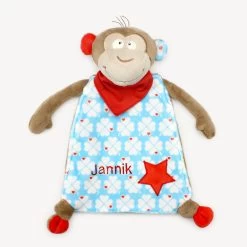 Plüschstoff Rot – 1,5 Mm SuperSoft SHORTY -Kullaloo pluesch stoff graziela schnuffeltuch affe