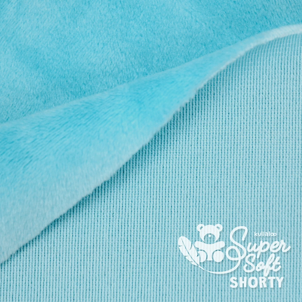 Plüschstoff Türkis – 1,5 Mm SuperSoft SHORTY 3 Plüschstoff Türkis – 1,5 Mm SuperSoft SHORTY – Bild 3