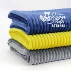 Streifen Minky Stoff Dunkelgrau (aschgrau) – 5 Mm SuperSoft STRIPES -Kullaloo plueschstoff streifen struktur supersoft stripes 1