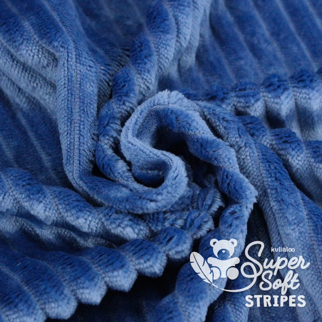Streifen Minky Stoff Dunkelblau – 5 Mm SuperSoft STRIPES 1 Streifen Minky Stoff Dunkelblau – 5 Mm SuperSoft STRIPES
