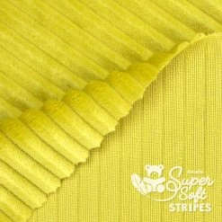 Streifen Minky Stoff Senfgelb – 5 Mm SuperSoft STRIPES -Kullaloo plueschstoff streifen struktur supersoft stripes senfgelb 2
