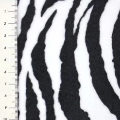 SHANNON Plüsch Zebra-Muster – 3 Mm Flor – 0,5m -Kullaloo plueschstoff zebra shannon c3 3