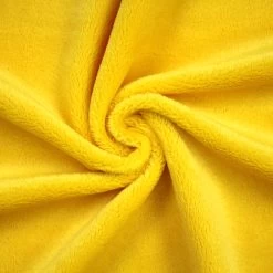 PlushMinky™ Minky Stoff Gelb ("Aspen Gold") – 3 Mm Flor – 0,5m