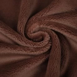PlushMinky™ Minky Stoff Dunkelbraun ("Cappucino") – 3 Mm Flor – 0,5m 8 PlushMinky™ Minky Stoff Dunkelbraun ("Cappucino") – 3 Mm Flor – 0,5m -Kullaloo plush minky cappucino 3