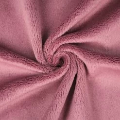 PlushMinky™ Minky Stoff "Foxglove" – 3 Mm Flor – 0,5m