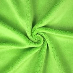 PlushMinky™ Minky Stoff Grün ("Jasmine Green") – 3 Mm Flor – 0,5m