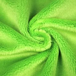 PlushMinky™ Minky Stoff Grün ("Jasmine Green") – 3 Mm Flor – 0,5m -Kullaloo plush minky jasmine green 3