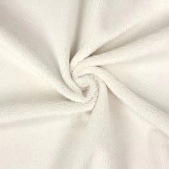 PlushMinky™ Minky Stoff Wollweiß ("Pristine") – 3 Mm Flor – 0,5m
