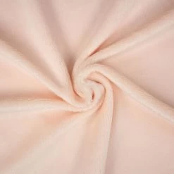 PlushMinky™ Minky Stoff Hellrosa ("Soft Pink") – 3 Mm Flor – 0,5m
