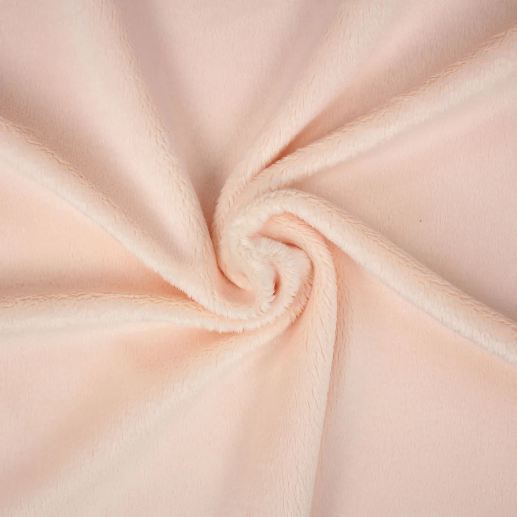 PlushMinky™ Minky Stoff Hellrosa ("Soft Pink") – 3 Mm Flor – 0,5m 1 PlushMinky™ Minky Stoff Hellrosa ("Soft Pink") – 3 Mm Flor – 0,5m