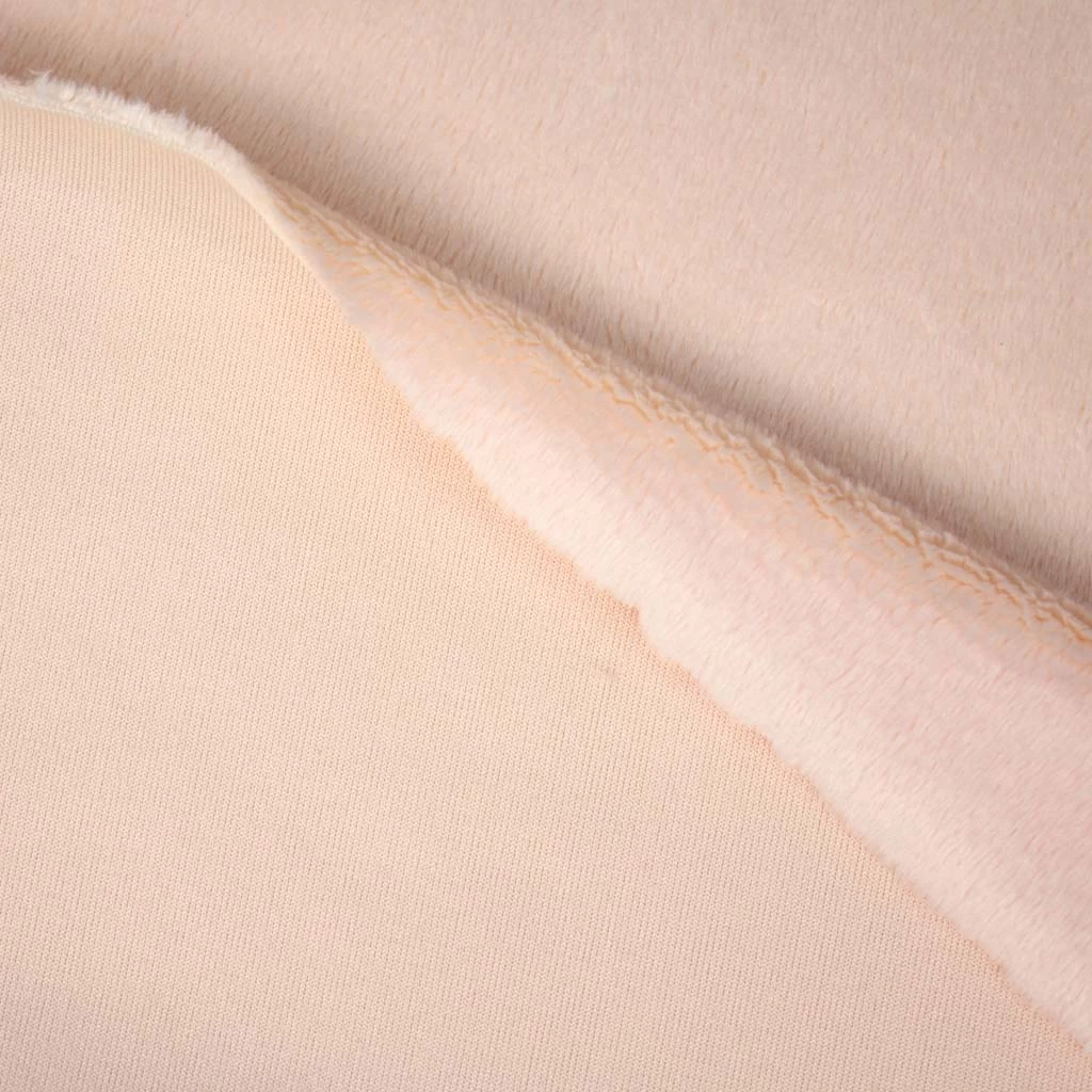 PlushMinky™ Minky Stoff Hellrosa ("Soft Pink") – 3 Mm Flor – 0,5m 2 PlushMinky™ Minky Stoff Hellrosa ("Soft Pink") – 3 Mm Flor – 0,5m – Bild 2