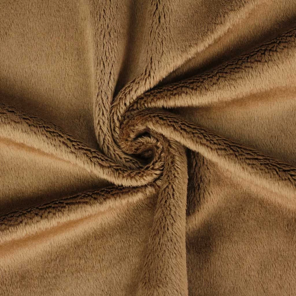 PlushMinky™ Minky Stoff Braun ("Toasted Coconut") – 3 Mm Flor – 0,5m 1 PlushMinky™ Minky Stoff Braun ("Toasted Coconut") – 3 Mm Flor – 0,5m