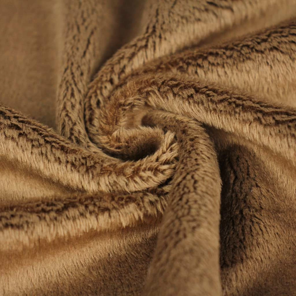 PlushMinky™ Minky Stoff Braun ("Toasted Coconut") – 3 Mm Flor – 0,5m 3 PlushMinky™ Minky Stoff Braun ("Toasted Coconut") – 3 Mm Flor – 0,5m – Bild 3