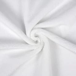 PlushMinky™ Minky Stoff Weiß – 3 Mm Flor – 0,5m