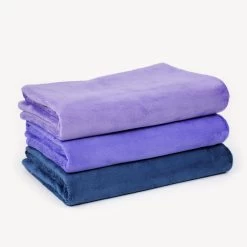 PlushMinky™ Minky Stoff Dunkelblau ("Navi") – 3 Mm Flor – 0,5m -Kullaloo plushminky stoffpaket blaulila 2