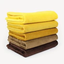 PlushMinky™ Minky Stoff "Chai Tea" – 3 Mm Flor – 0,5m -Kullaloo plushminky stoffpaket braungelb 4