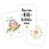 Bilder Babyzimmer: A4 Poster 3er-Set Mit Eulen Mama & Baby