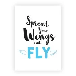Poster Für Babyzimmer: A4 3er-Set Mit Gänse Illustration Und Spruch "Spread Your Wings And Fly" 18 Poster Für Babyzimmer: A4 3er-Set Mit Gänse Illustration Und Spruch "Spread Your Wings And Fly" -Kullaloo poster 3er set gaense illustration 5