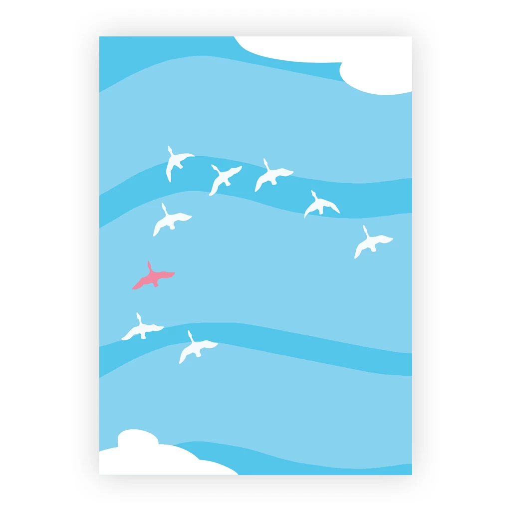 Poster Für Babyzimmer: A4 3er-Set Mit Gänse Illustration Und Spruch "Spread Your Wings And Fly" 10 Poster Für Babyzimmer: A4 3er-Set Mit Gänse Illustration Und Spruch "Spread Your Wings And Fly" – Bild 10