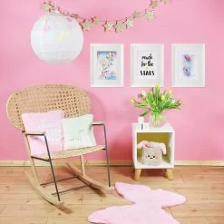 Kinderzimmer Poster Weltraum: A4 3er-Set Mit Motiv "Hase Mit Ballons" -Kullaloo poster 3er set hase weltraum aquarell 7