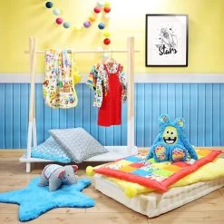 A3 Poster Babyzimmer / Kinderzimmer "Reach For The Stars" In Schwarz-weiß Mit Rakete -Kullaloo poster A3 rakete hase einhorn ink 4