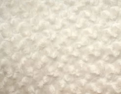 SHANNON Rosenplüsch Wollweiß – 12 Mm Flor – 0,5m